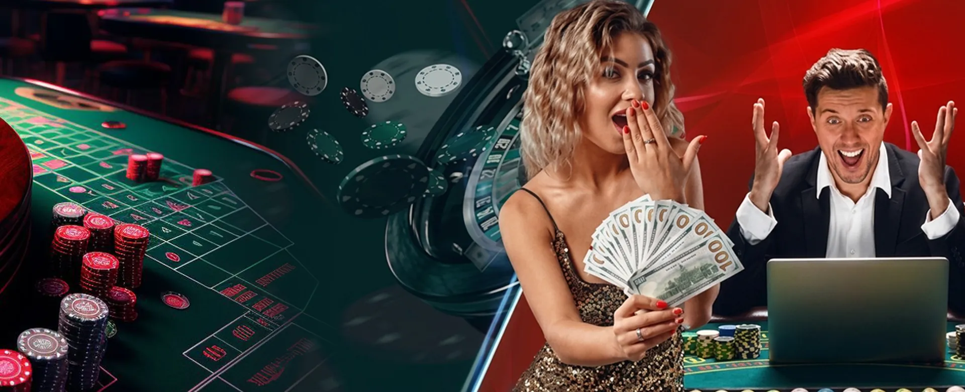 Okfun online casino hero banner featuring Chicken Halang Halang Kuya J gaming